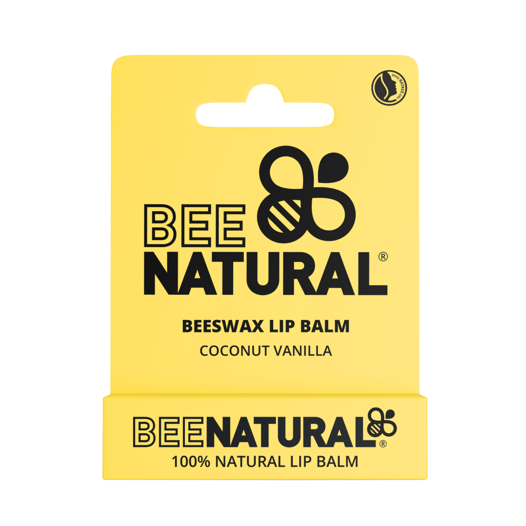 Bee Natural - 100% Natural Lip Balm - Coconut Vanilla